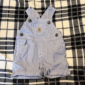 Carhartt Kids Overalls with Blue Stripes